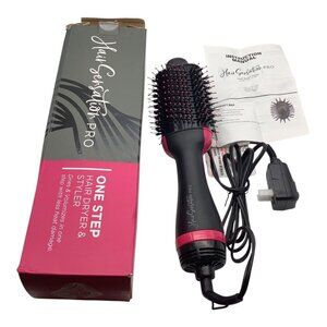 Hair Sensation Pro One Step Hair Dryer & Styler Volumizer With Oval Brush Design